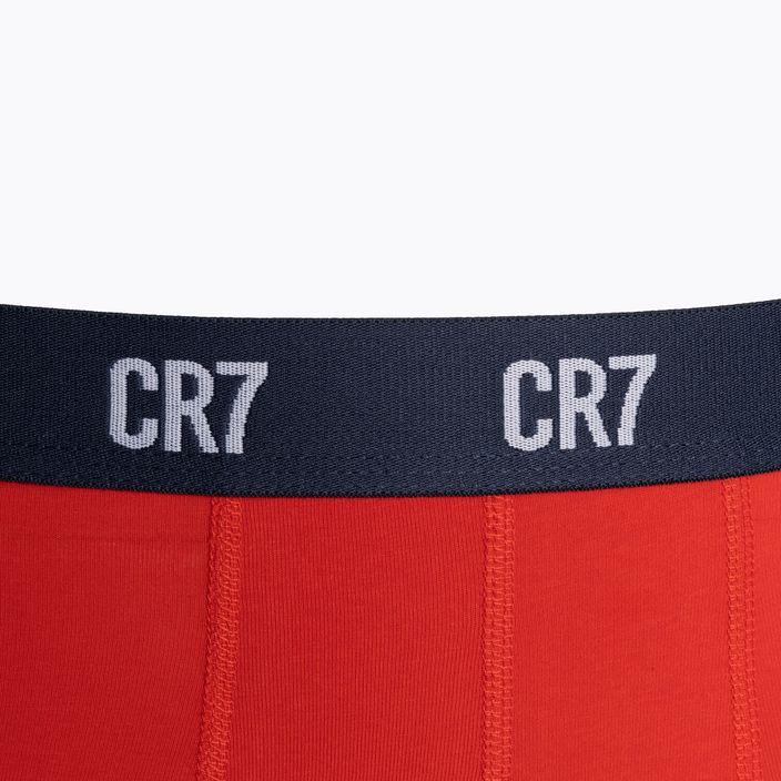 Pánské boxerky CR7 Basic Trunk 3 páry grey melange/red/navy 7