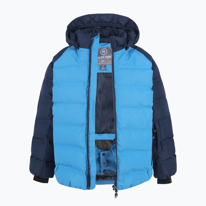 Dětská lyžařská bunda Color Kids Ski Jacket Quilted AF 10.000 modro-černá 740695 7