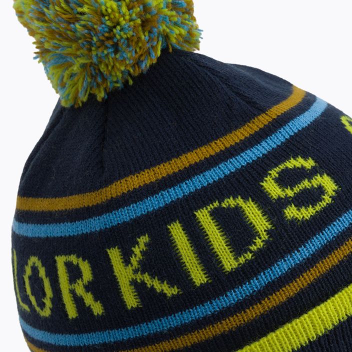 Dětská zimní čepice Color Kids Hat Logo CK černá 740804 4