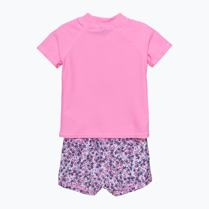 Tričko + plavecké šortky Barva Dětská sada růžová CO7200895708 2