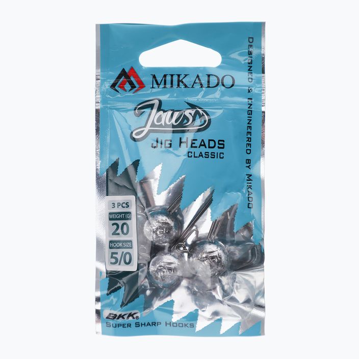 Mikado Jaws Classic jigová hlava 12g 3ks černá OMGJC-12