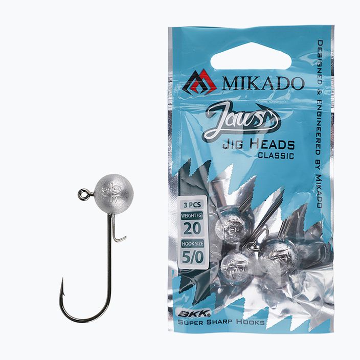 Mikado Jaws Classic jigová hlava 10g 3ks černá OMGJC-10 2