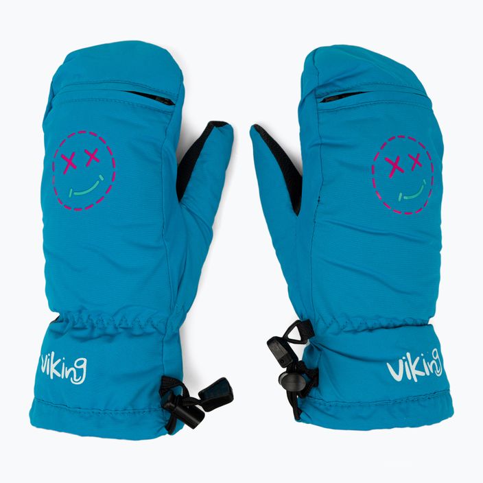 Dětské lyžařské rukavice Viking Smaili modré 125/21/2285
