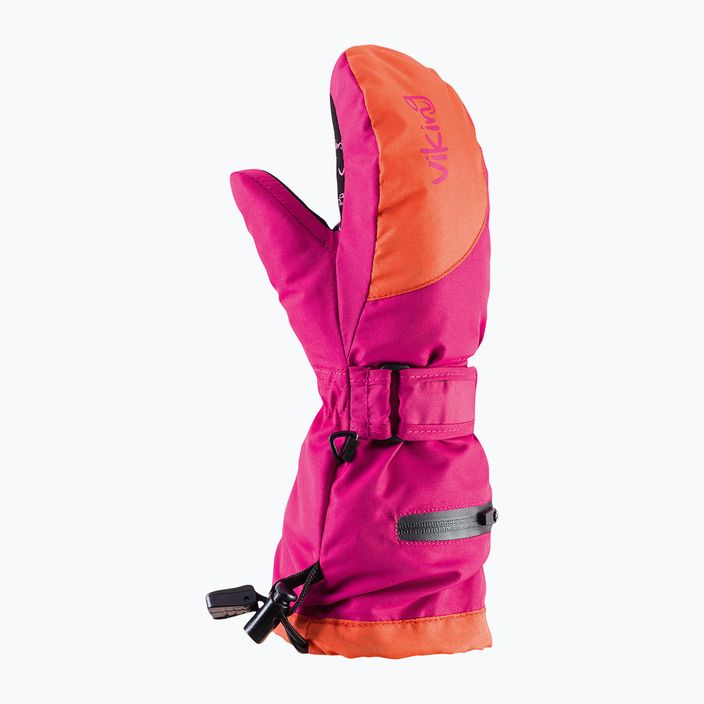 Dětské lyžařské rukavice Viking Mailo růžové 125211125 46