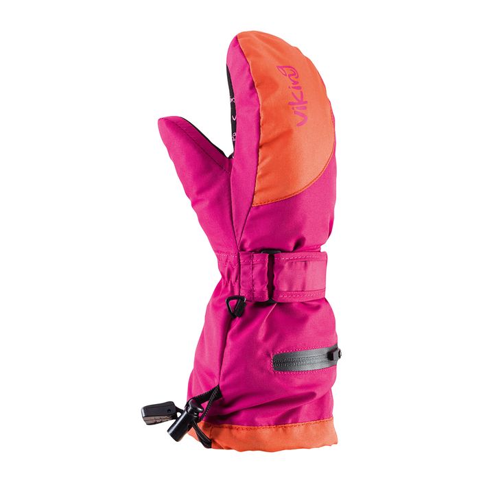 Dětské lyžařské rukavice Viking Mailo růžové 125211125 46 2