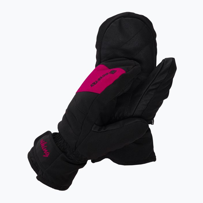 Dámské lyžařské rukavice Viking Sherpa GTX Mitten Ski černo-růžové 150/22/0077/46