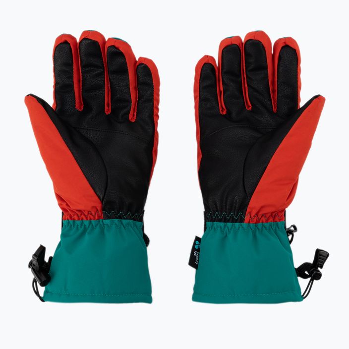 Pánské lyžařské rukavice Viking Brother Louis zelené/červené 110/24/6226 2