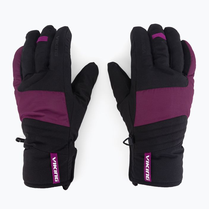 Pánské lyžařské rukavice Viking Espada black/purple 113/24/4587 3