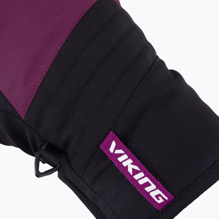 Pánské lyžařské rukavice Viking Espada black/purple 113/24/4587 5