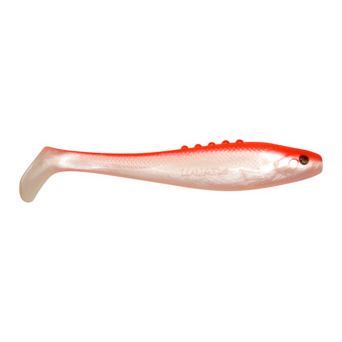 Gumová rybářská návnada Dragon Lunatic 4 ks bílo-červená CHE-LN30S-01-500 2