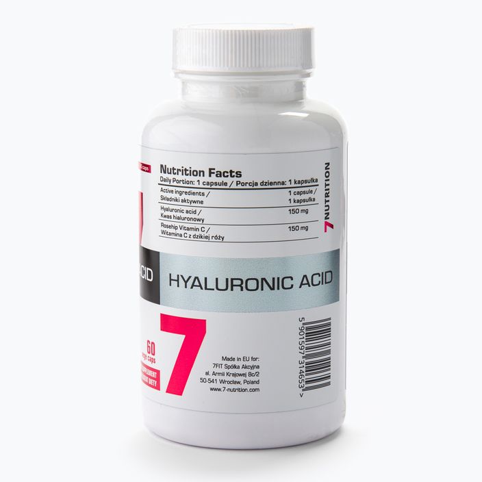 Hyaluronic Acid 7Nutrition kloubní výživa 60 kapslí 7Nu000420 3
