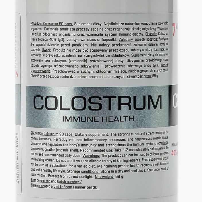 Colostrum 600mg 7Nutrition imunitní systém 90 kapslí 7Nu000434 3