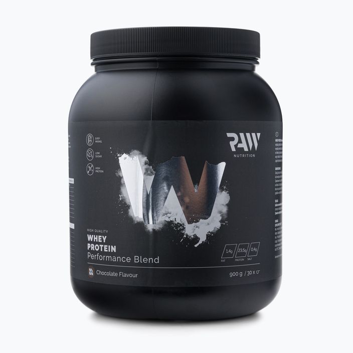 Whey Protein Raw Nutrition 900g čokoláda WPC-59016