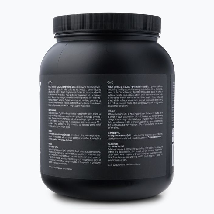 Whey Protein Isolate Raw Nutrition 900g vanilka WPI-59017 2