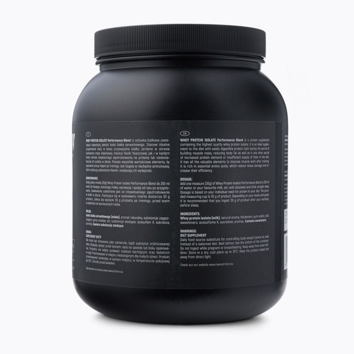 Izolát syrovátkové bílkoviny Raw Nutrition 900g kokos WPI-59017 2