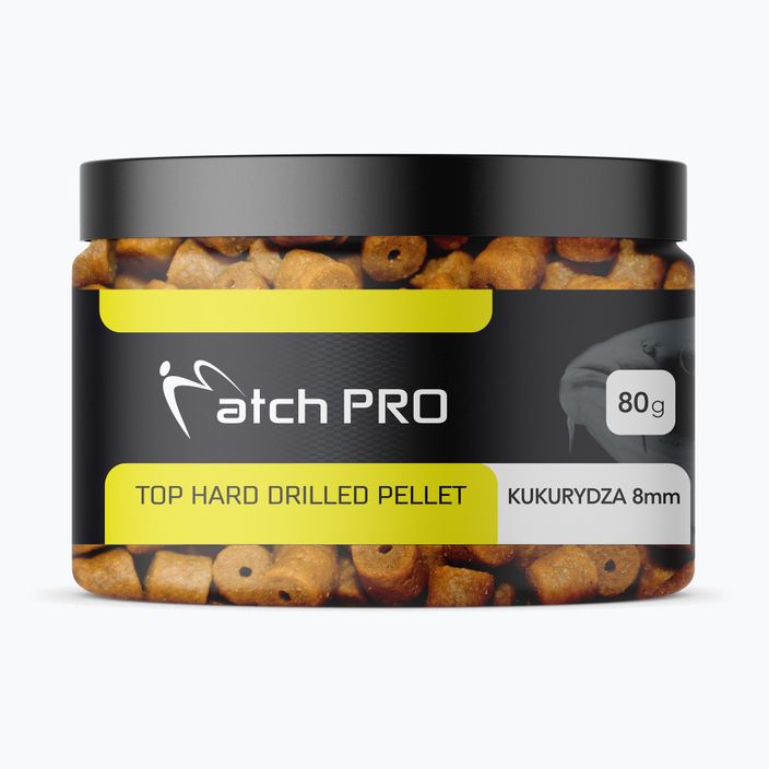 MatchPro Top Tvrdé vrtané kukuřičné háčky 12 mm žluté 979560