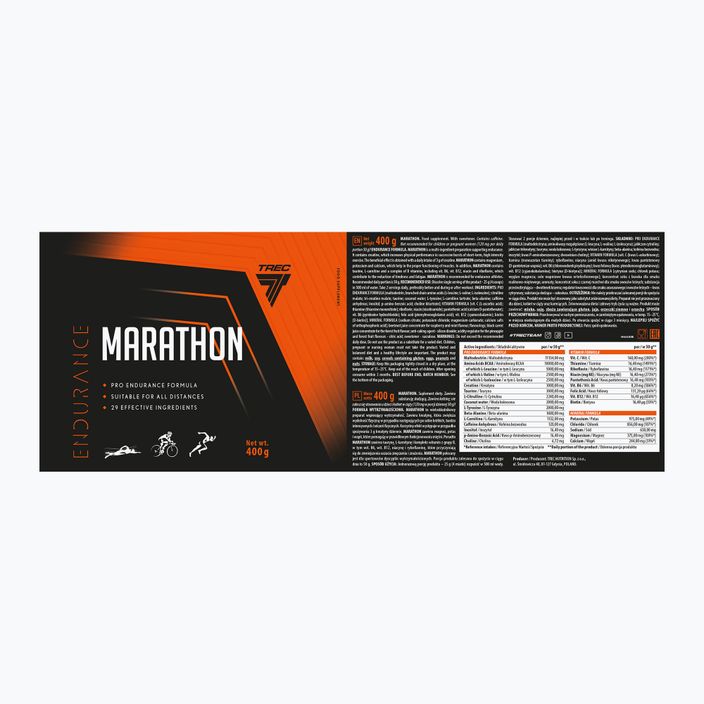 Předtréninkový přípravek Trec Endu Marathon 400g malina-máta TRE/915 5