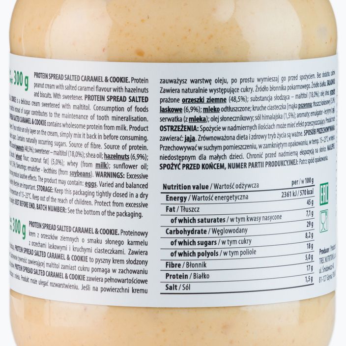 Máslo Trec Better Food Protein Spread 300g slaný karamel-sušenky TRE/922 2
