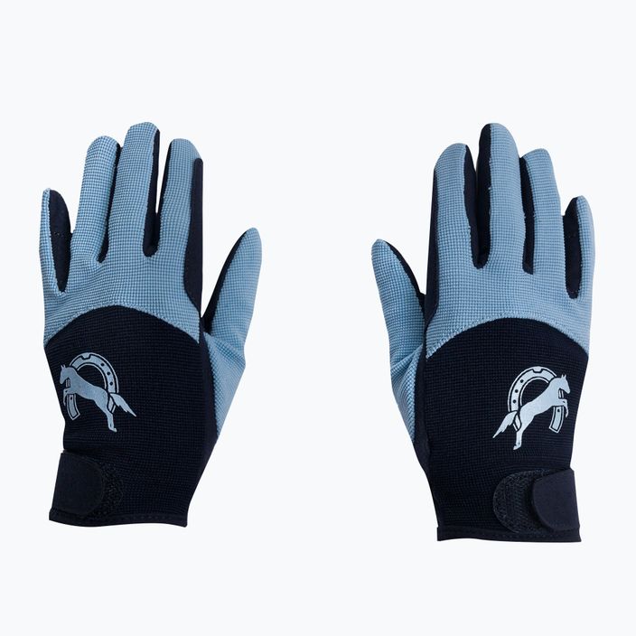 York Flicka dětské jezdecké rukavice modré 12160304 3