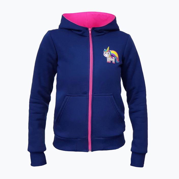 Dětská jezdecká bunda York Unicorn Pink and Navy Blue 501801146 5