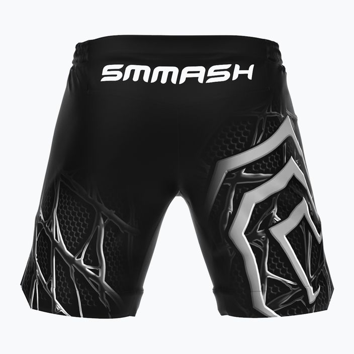 SMMASH Venomous pánské tréninkové šortky černobílé SHC4-019 2