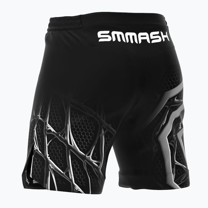SMMASH Venomous pánské tréninkové šortky černobílé SHC4-019 5