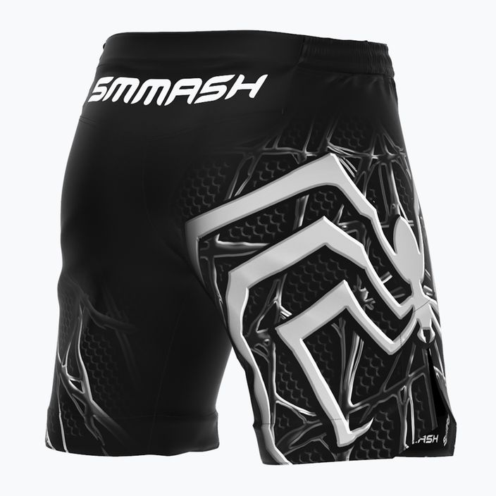 SMMASH Venomous pánské tréninkové šortky černobílé SHC4-019 6