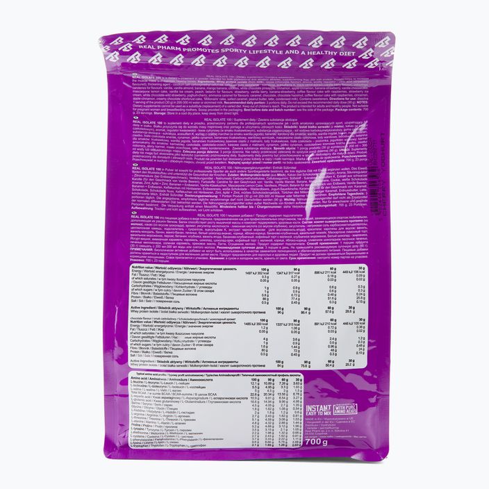 Whey Real Pharm Real Isolate 700g višeň-jogurt 706584 2