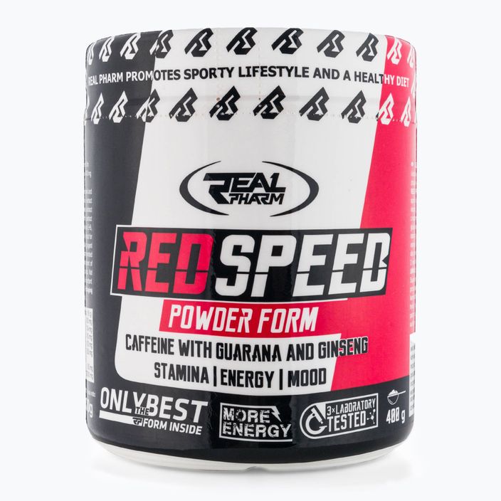 Předtréninkový přípravek Real Pharm Red Speed Powder 400g višeň 714992