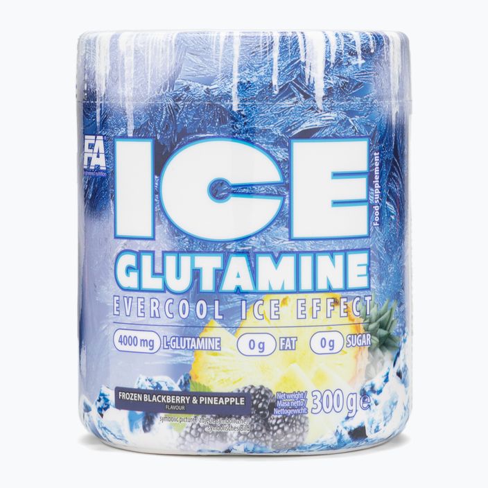 Glutamine Fitness Authority Fa Ice 300 g mražené ostružiny/ananas