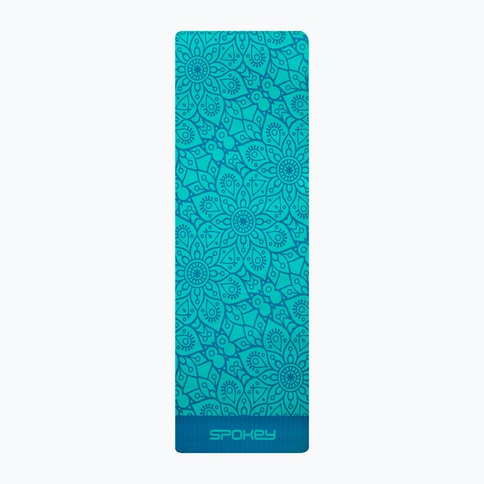 Podložka na jógu Spokey Yoga TQ Mandala 4 mm modrá 926053 5