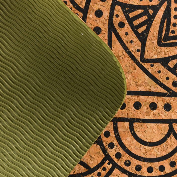 Korková podložka na jógu Spokey Savasana Mand 4 mm zelená 926537 4