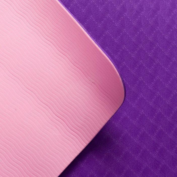 Podložka na jógu Spokey Yoga Duo 4 mm fialovo-růžová 929893 4