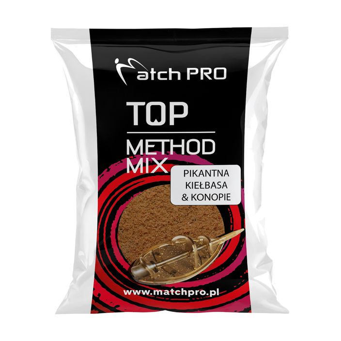 MatchPro Methodmix Spicy Sausage & Hemp brown fishing groundbait 978311 2