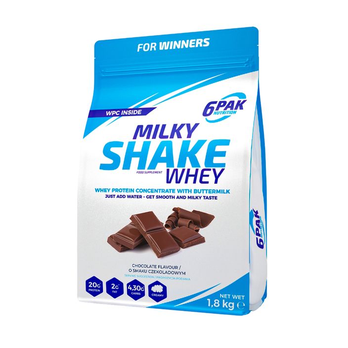 Syrovátka 6PAK Milky Shake 1800 g čokoláda 2