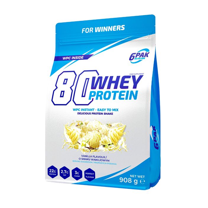 Syrovátka 6PAK 80 Protein 908 g Vanilka 2