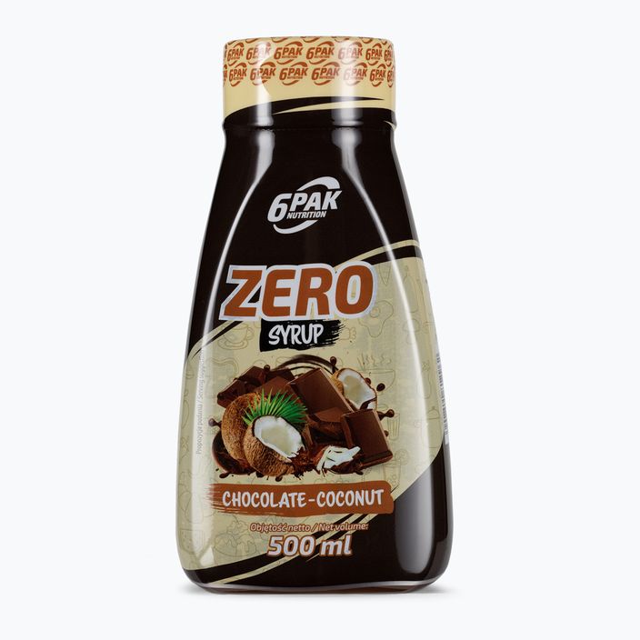 6PAK Sirup ZERO omáčka 500ml čokoládovo-kokosová PAK/219