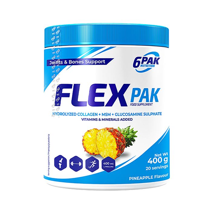 Doplněk stravy 6PAK Flex Pak 400 g Ananas 2