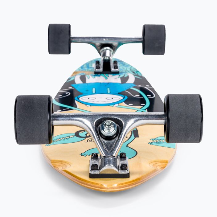 Fish Skateboards Pixie longboard modrý LONG-PIX-SIL-BLA 5