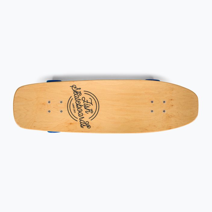 Surfskate skateboard Fish Skateboards Blue SURF-BLU-SIL-NAV 4