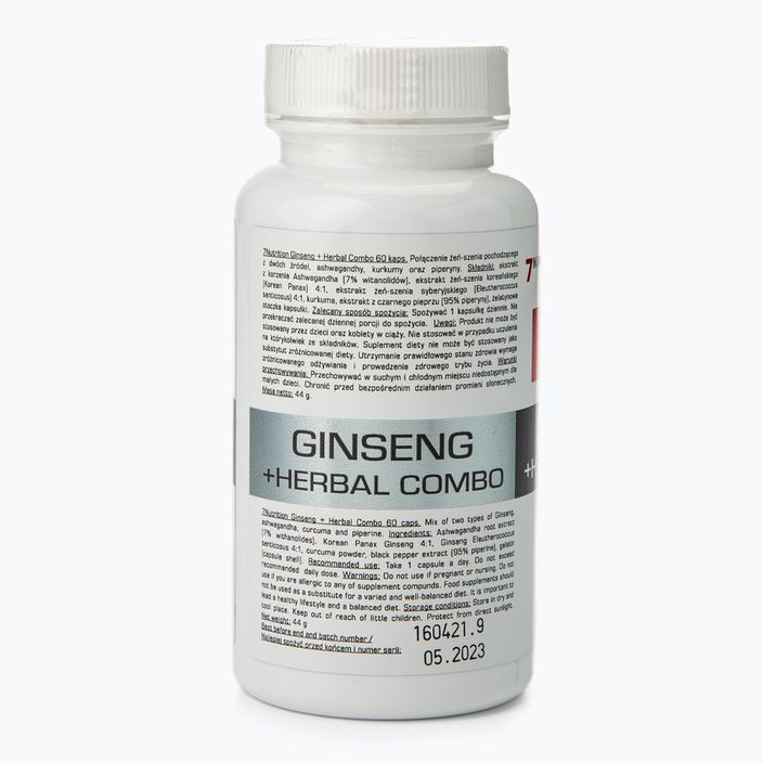 Ginseng + Herbal Combo 7Nutrition nervový systém 60 kapslí 7Nu000390 2