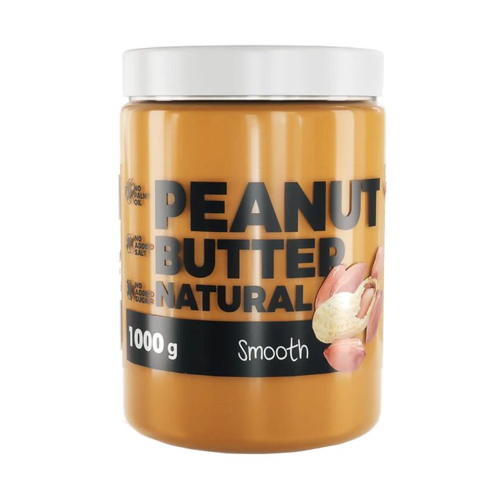 Arašídové máslo 7Nutrition Peanut Butter Smooth 1kg 7Nu000174-smooth