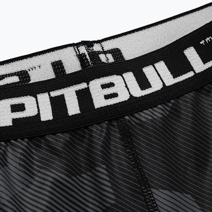 Pánské kompresní šortky Pitbull West Coast Shorts Dillard grey camo 3