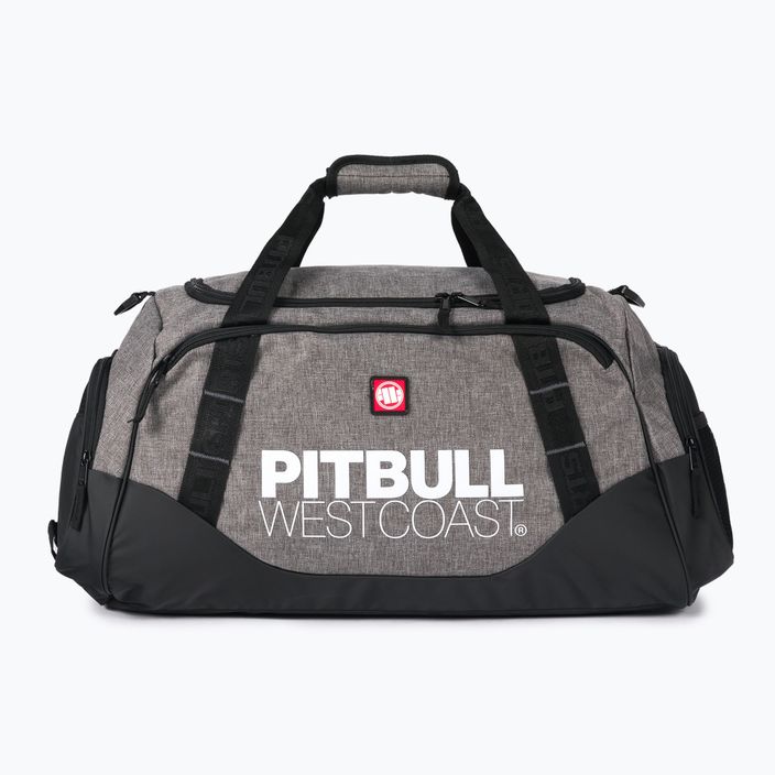 Pánská tréninková taška Pitbull West Coast TNT Sports black/grey melange