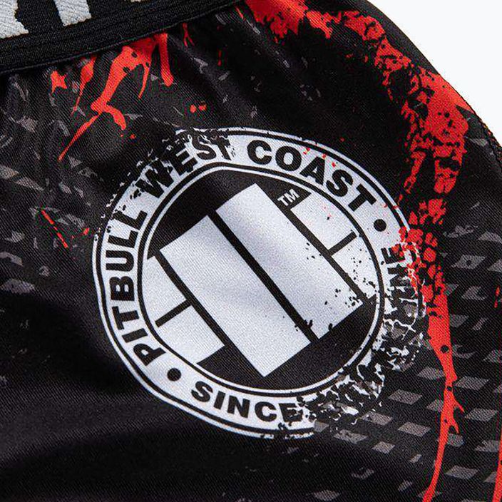 Pánské legíny Pitbull West Coast Compr Pants Blood Dog black 4