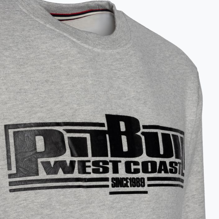 Pánská mikina Pitbull West Coast Crewneck Classic Boxing 21 grey/melange 3