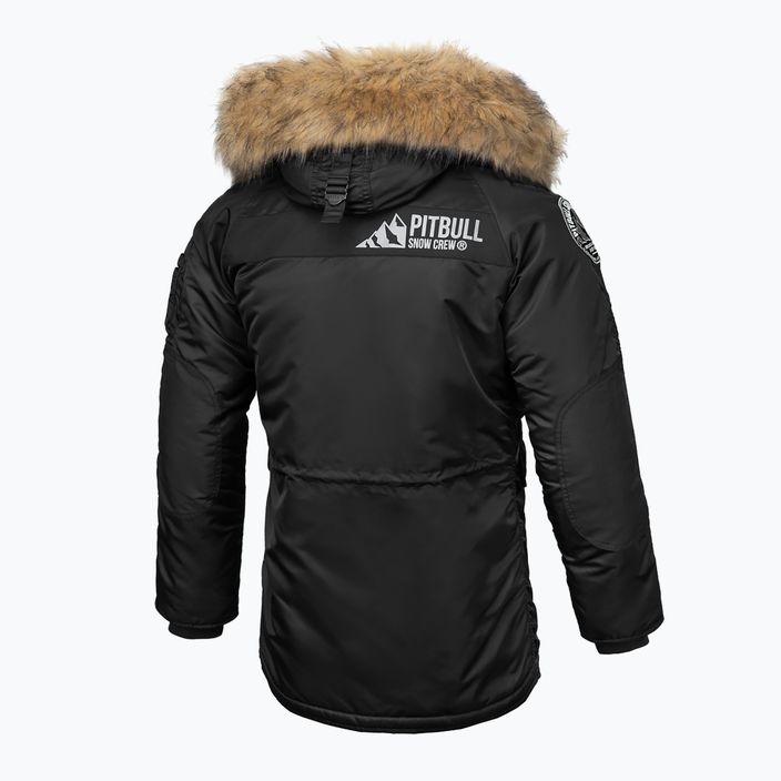 Pánská zimní bunda Pitbull West Coast Alder Fur Parka black 12