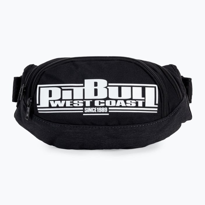 Ledvinový váček Pitbull West Coast Boxing black/white 3