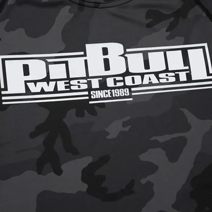 Dámský chránič na ramena Pitbull West Coast Rash T-S All black camo 3