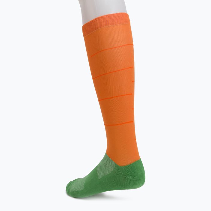 Jezdecké ponožky COMODO černo-oranžové SJP 03 4